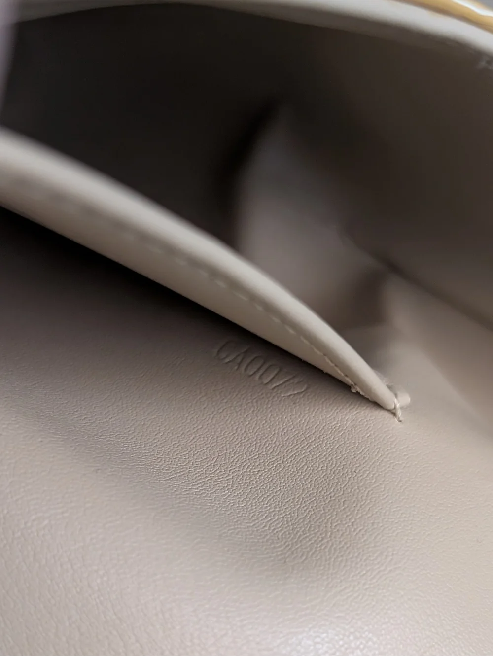 Louis Vuitton Beige Vernis Monogram Crossbody Bag